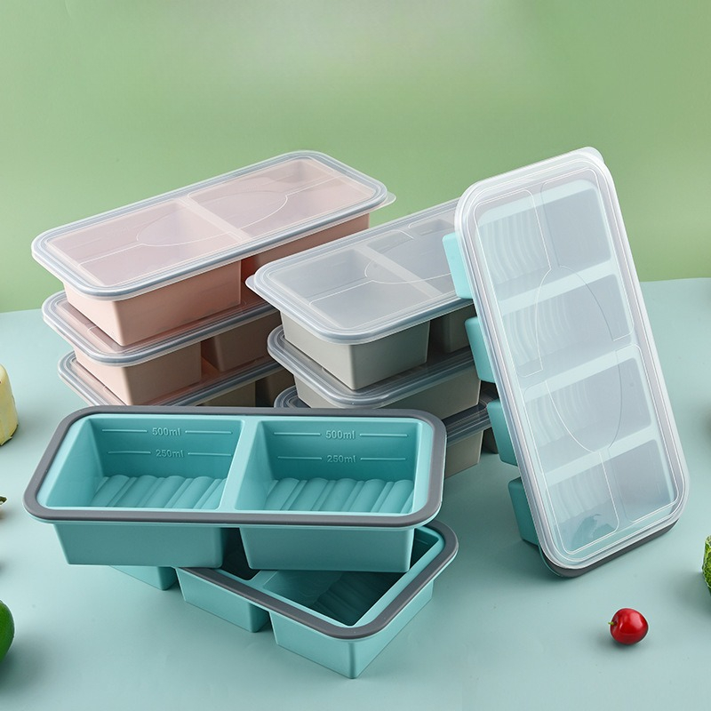 Meal Prep Template - Souper Cubes, Et suyu, pirinç, artıklar