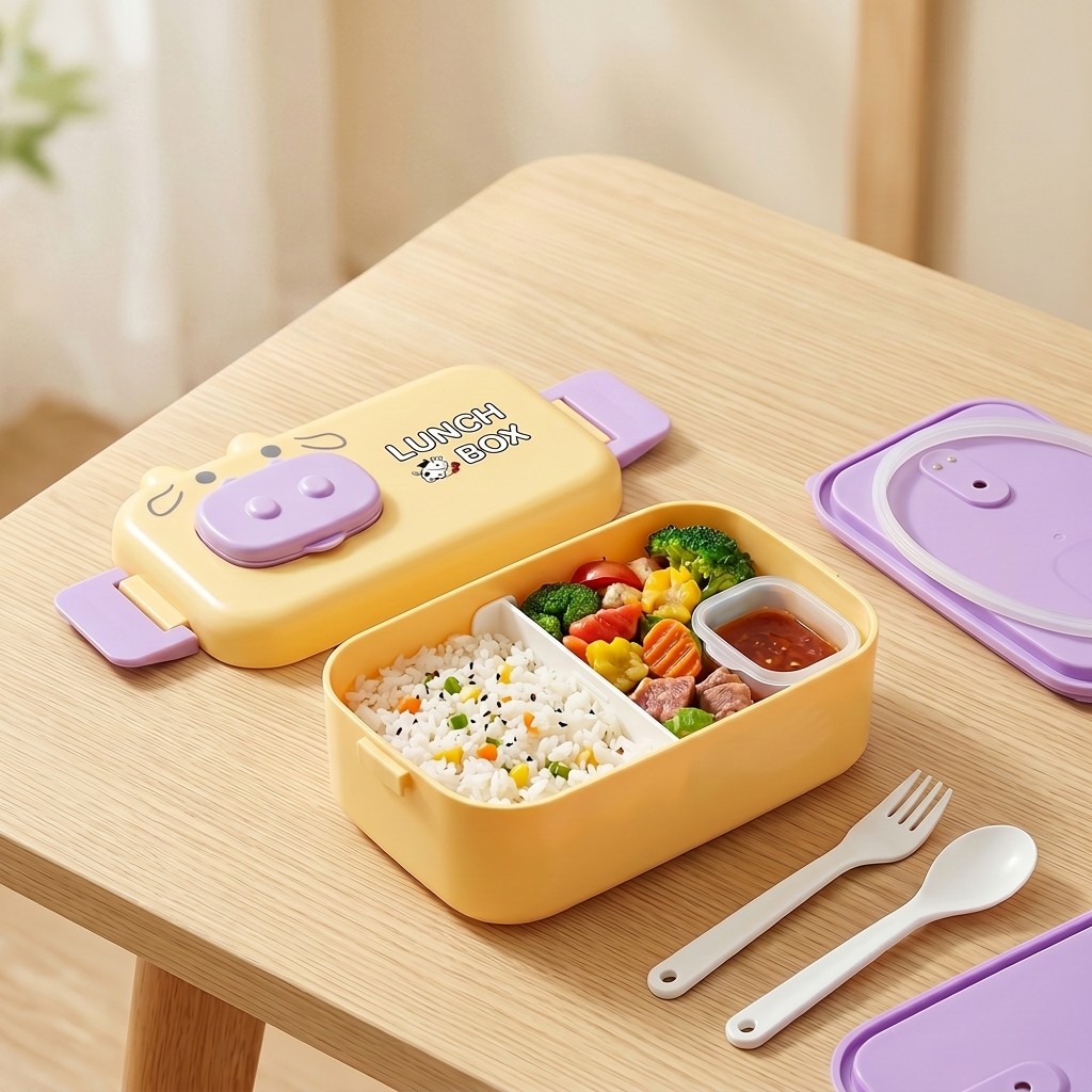 Meal Prep Or Prep Meal - Çocuklar için Bento Beslenme Kutusu, Mikrodalgaya