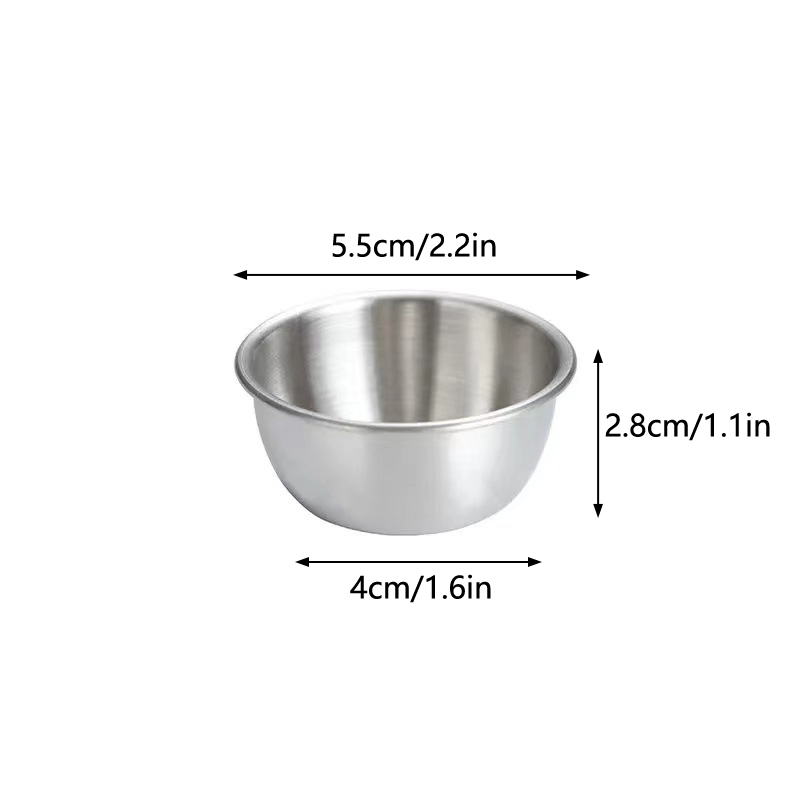 Sauce Dipping Cup - △ 304 Paslanmaz Çelik Küçük Baharatlık