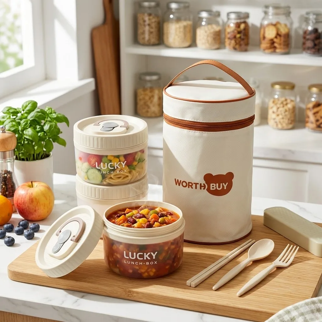 Meal Prep Or Prep Meal - Plastik Bento Kutusu, Mikrodalgaya Uygun, Çocuklar