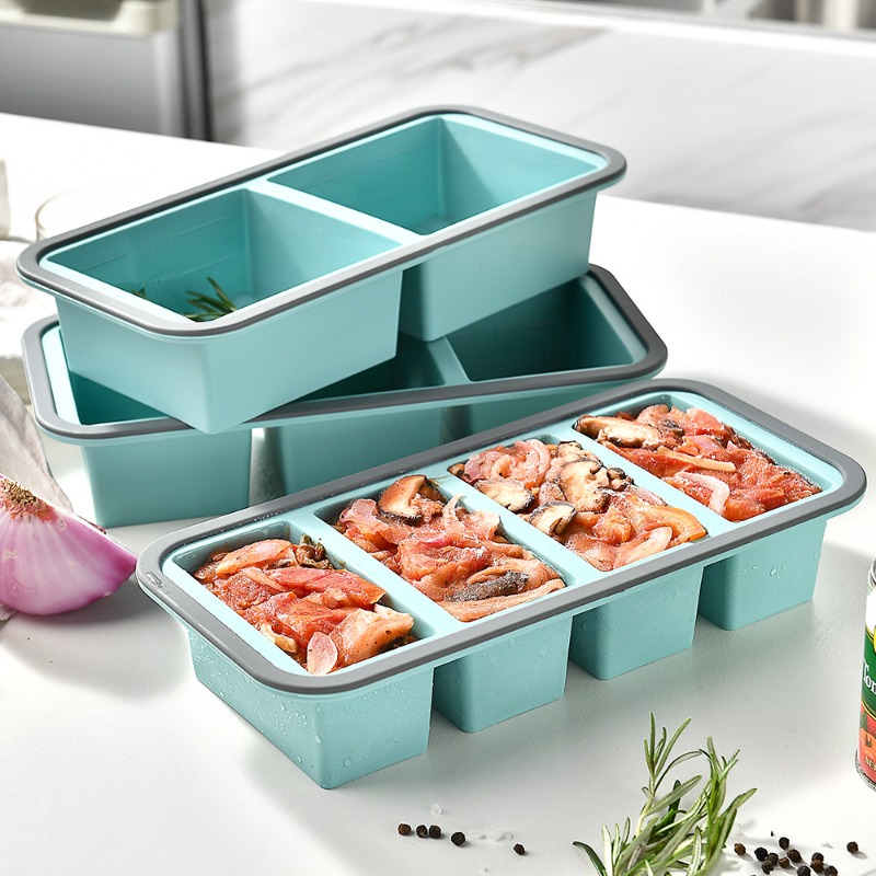 Meal Prep Template - Büyük Buz Küpü Dondurucu Kalıpları -