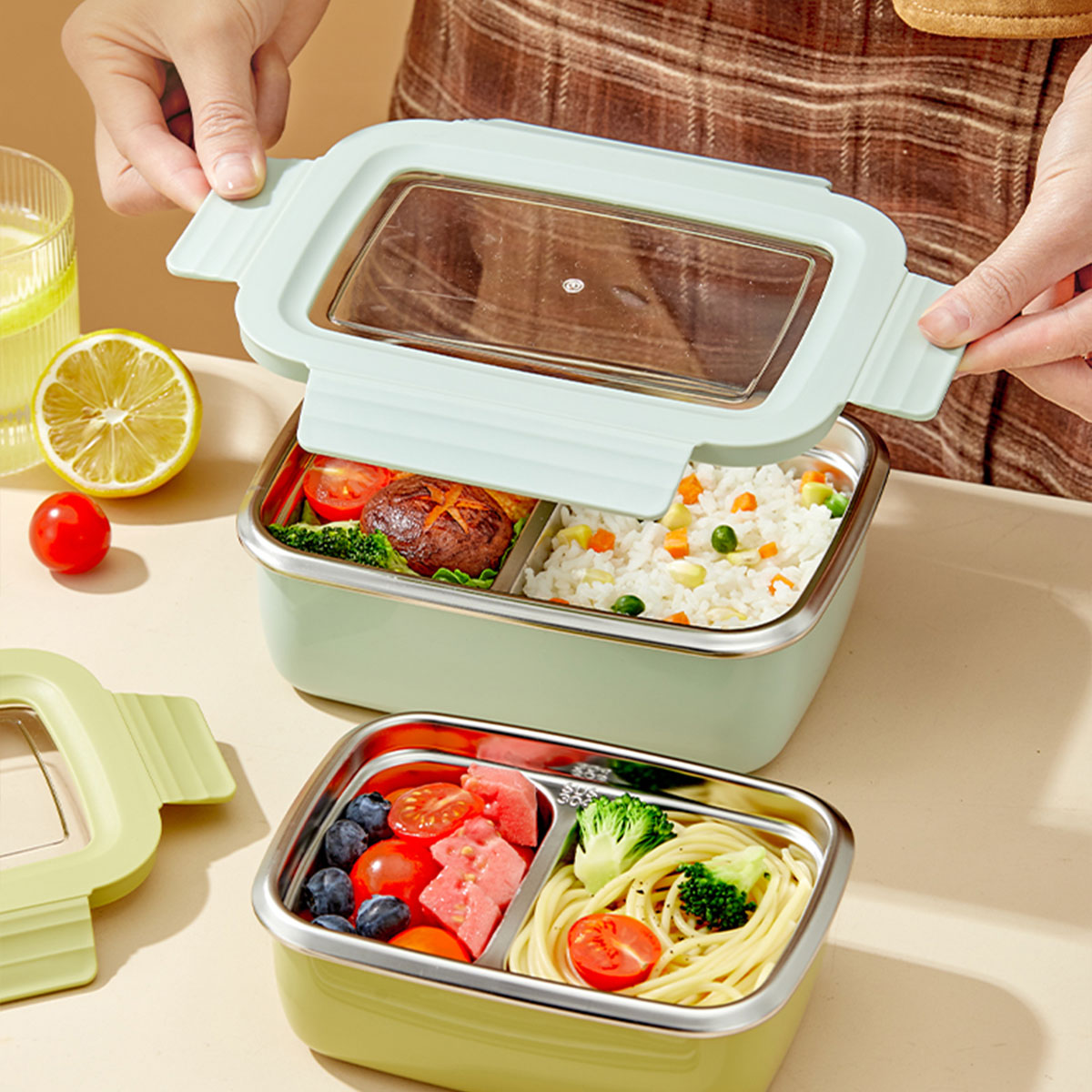 Mikrodalga 304 Paslanmaz Çelik - Meal Prep Bowl incelemesi ve fiyatı