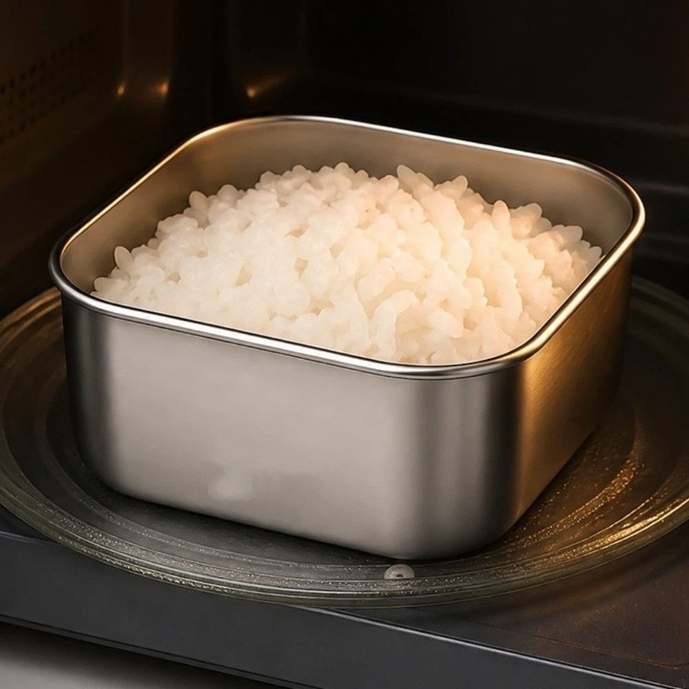 Silikon Kapaklı Paslanmaz Çeli - Meal Prep With Rice incelemesi ve fiyatı