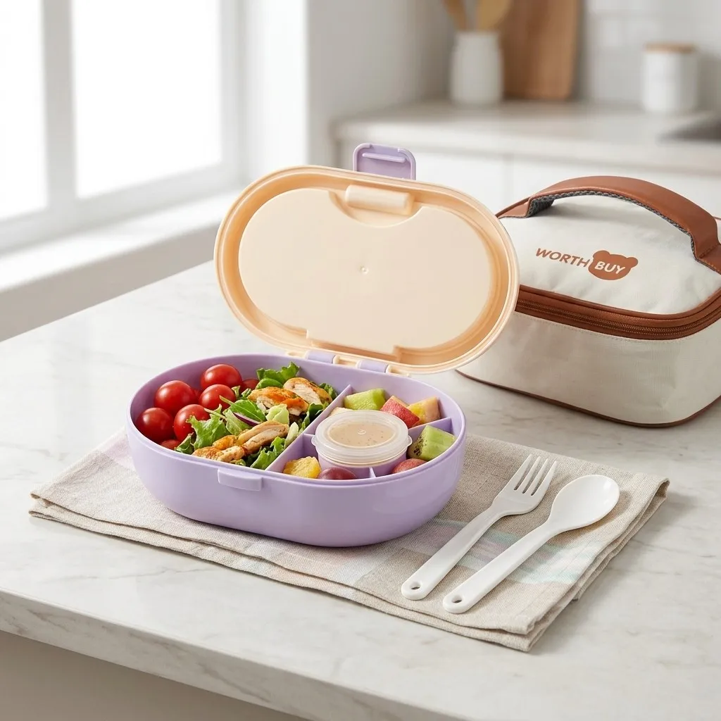 Plastik Bölmeli Bento Kutusu,  - Meal Prep Or Prep Meal incelemesi ve fiyatı