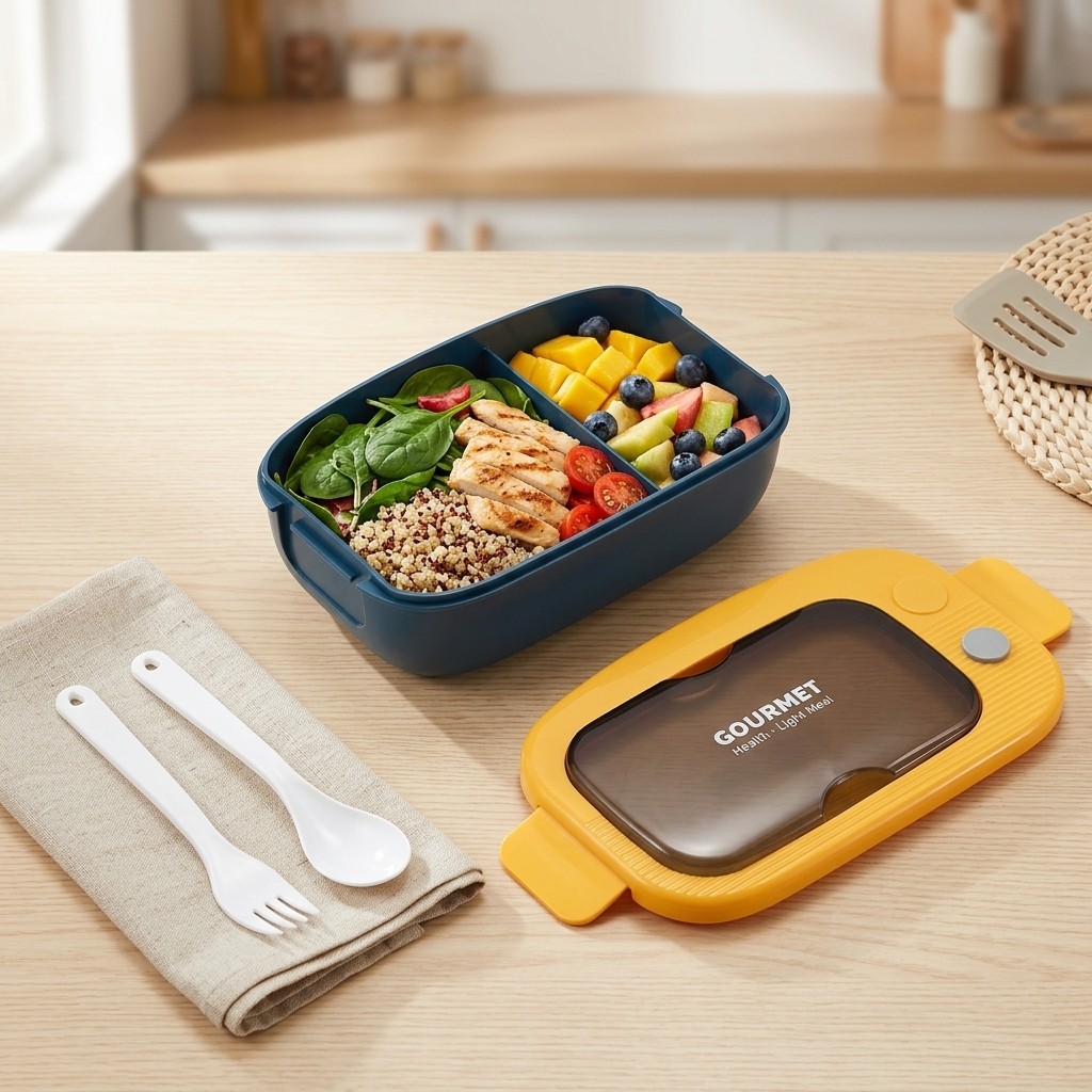 Plastik Bento Öğle Yemeği Kutu - Meal Prep Or Prep Meal incelemesi ve fiyatı